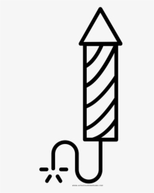 Firework Coloring Page, HD Png Download, Transparent PNG