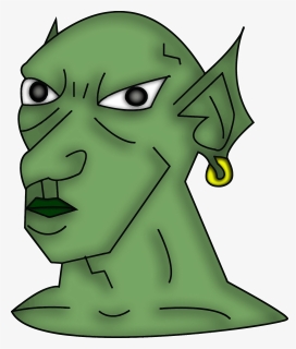 Transparent Monster Head Png - Goblin Mixed With An Elf, Png Download, Transparent PNG