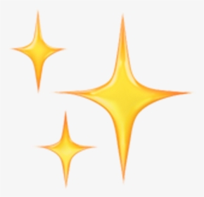 Clipart Stars Emoji - Sparkle Emoji Png, Transparent Png, Transparent PNG