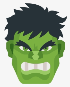 Icon Emoji Face Png - Hulk Face Transparent, Png Download, Transparent PNG