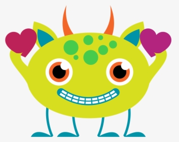 Top Monster Clip Art Clipart Blog - Monster Valentines Day Clip Art, HD Png Download, Transparent PNG
