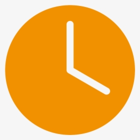 Orange Clock Png Icons, Transparent Png, Transparent PNG
