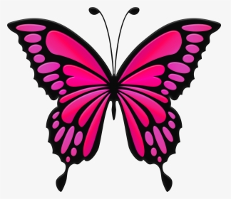 Pink Butterfly Png Clip, Transparent Png, Transparent PNG