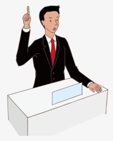 Young Politician Speach - Illustration, HD Png Download, Transparent PNG