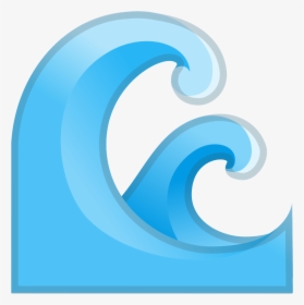 Water Emoji Png - Water Wave Icon Png, Transparent Png, Transparent PNG