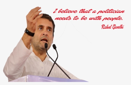 Rahul Gandhi Quotes Png Transparent Image - Rahul Gandhi's Quotes For Students, Png Download, Transparent PNG