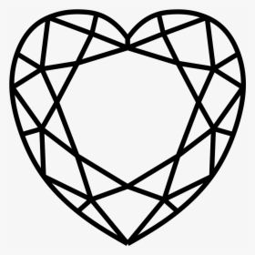 Diamond Heart Png - Diamond Top Clip Art, Transparent Png, Transparent PNG