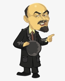 Vladimir Lenin Cartoon Drawing, HD Png Download, Transparent PNG