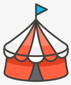 Transparent Tent Png - Circus Emoji, Png Download, Transparent PNG