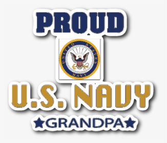 Navy Grandpa Car Window Sticker Gift For Grandfather, HD Png Download, Transparent PNG