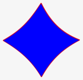 Blue Diamond Svg Clip Arts - Diamond Shape In Blue, HD Png Download, Transparent PNG