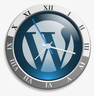 Wordpress, Logo, Symbol, Clock, Chrome, Round, Time - Clock Animated Gif Png, Transparent Png, Transparent PNG