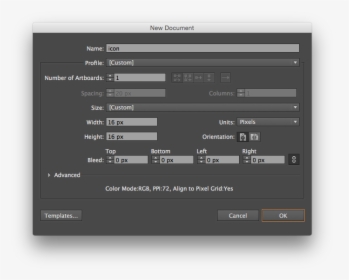 Adobe Illustrator S New Document - Business Card Size Illustrator Cs6, HD Png Download, Transparent PNG