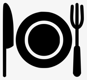 Icon Plate And Fork Png, Transparent Png, Transparent PNG