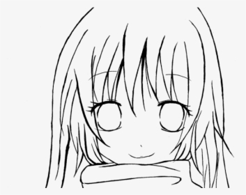 Easy Anime Line Art, HD Png Download, Transparent PNG