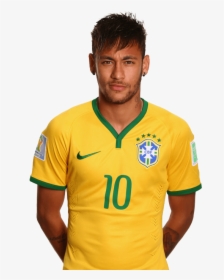 Clip Art Neymar Neck Tattoo - Neymar Jr Brazil Png, Transparent Png, Transparent PNG