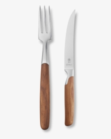 Steak Knife And Fork Set Gessato - Steak Knife And Fork, HD Png Download, Transparent PNG