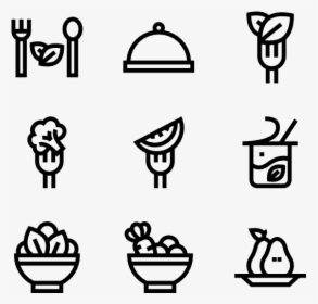 Vegan Food Dishes - Web Design Vector Icon, HD Png Download, Transparent PNG