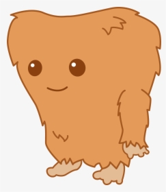 Cute Little Bigfoot Monster - Cute Bigfoot, HD Png Download, Transparent PNG