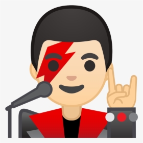 Man Singer Light Skin Tone Icon - Emoji Empresario, HD Png Download, Transparent PNG