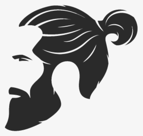 Beard Icon - Hair Men Barber Silhouette, HD Png Download, Transparent PNG