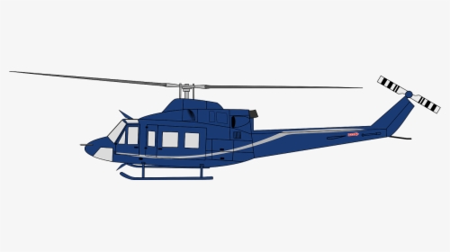 Bell 412, Chopper, Heli, Helicopter, Police, Rescue - Helicopter Rotor, HD Png Download, Transparent PNG