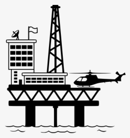 Oil Platform Free Icon, HD Png Download, Transparent PNG