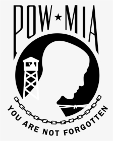 Pow Mia Logo Png Transparent - Pow Mia You Are Not Forgotten Logo, Png Download, Transparent PNG