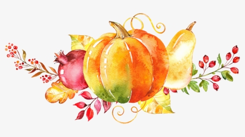 Clipart Apples Watercolor - Watercolor Wreath Fall Leaves, HD Png Download, Transparent PNG