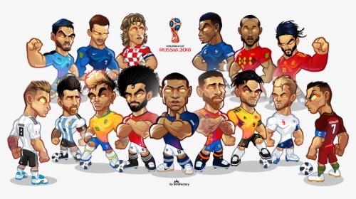 Russia 2018 Dreamteam - World Cup Russia 2018 Mascotization Project, HD Png Download, Transparent PNG