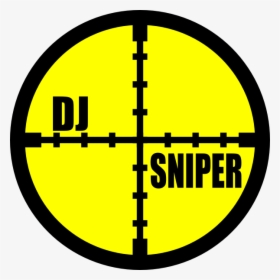 Dj Sniper Icon Svg Clip Arts - Crosshairs Clipart, HD Png Download, Transparent PNG