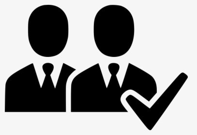 Correct Men Users People Check Mark - People Icon Transparent Png, Png Download, Transparent PNG