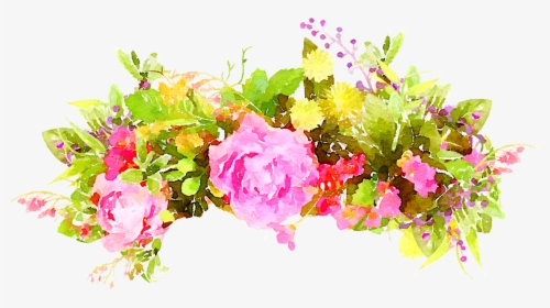 Hd Flowers Image Watercolor Png - Flores Em Aquarela Png, Transparent Png, Transparent PNG