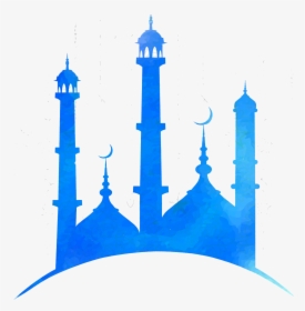 Mosque Clipart Eid Mubarak - Mosque Logo Vector Png, Transparent Png, Transparent PNG