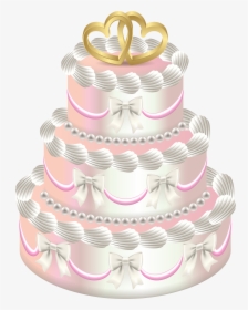Wedding Deco Cake Png Clip Art - Clip Arts Wedding Cake Png, Transparent Png, Transparent PNG