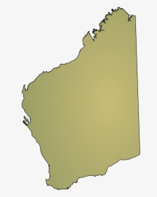 Western Australia, Map, Australia, State - Western Australia Map Outline, HD Png Download, Transparent PNG