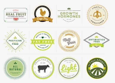 Food Labels - Antibiotic Free Food Labels, HD Png Download, Transparent PNG