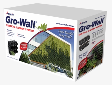 Atlantis Gro-wall® 4 Box Veritical Garden System & - Atlantisgrowall, HD Png Download, Transparent PNG