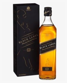 Clip Art Black Label Png - Johnnie Walker Black Label Scotch Whisky 700ml, Transparent Png, Transparent PNG