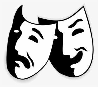 Comedy Mask Png- - Bipolar Disorder, Transparent Png, Transparent PNG