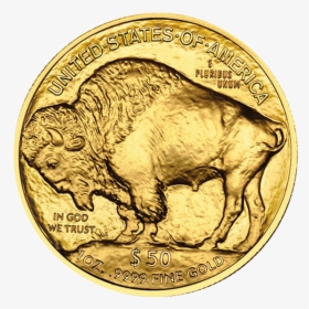 1 Oz Gold Buffalo Coin, HD Png Download, Transparent PNG