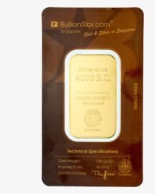 Transparent Gold Bullion Png - Label, Png Download, Transparent PNG