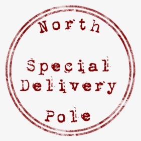 North Pole Special Delivery - Circle, HD Png Download, Transparent PNG