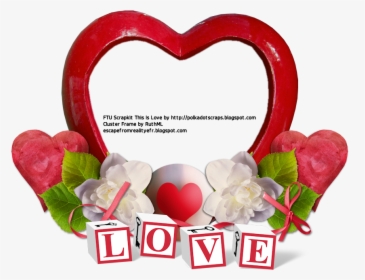 St Valentine Clusters Frames Png , Png Download - Heart, Transparent Png, Transparent PNG