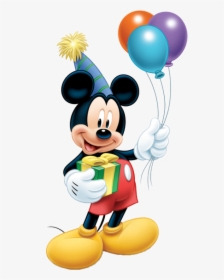 Mickey Mouse Minnie Mouse Balloon Standee Birthday - Mickey Mouse And Balloons, HD Png Download, Transparent PNG