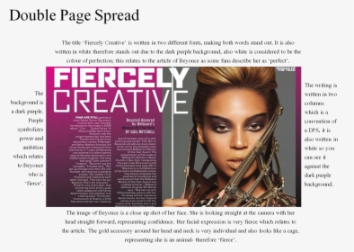 Transparent Beyonce Transparent Png - Q Magazine Double Page Spread, Png Download, Transparent PNG