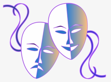 Transparent Drama Masks Clipart, HD Png Download, Transparent PNG