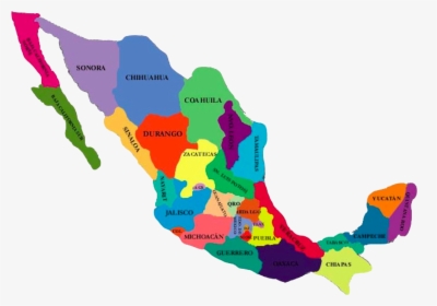 Transparent Mexican Chihuahua Clipart - Political Geography Of Mexico, HD Png Download, Transparent PNG