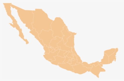 Map Of Mexico Easy To Draw, HD Png Download, Transparent PNG