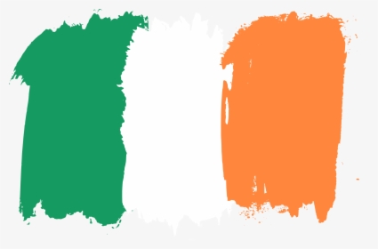 Irish Flag Stroke - Ireland Flag Png, Transparent Png, Transparent PNG